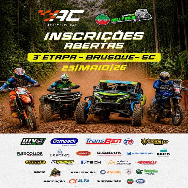 Adventure Cup 2026 - Brusque