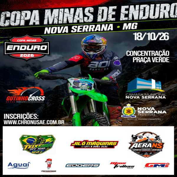 Copa Minas de Enduro 2026 - Nova Serrana