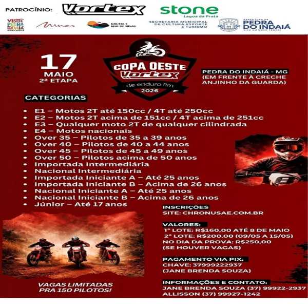 Copa Vortex 2026 - 2ª Etapa