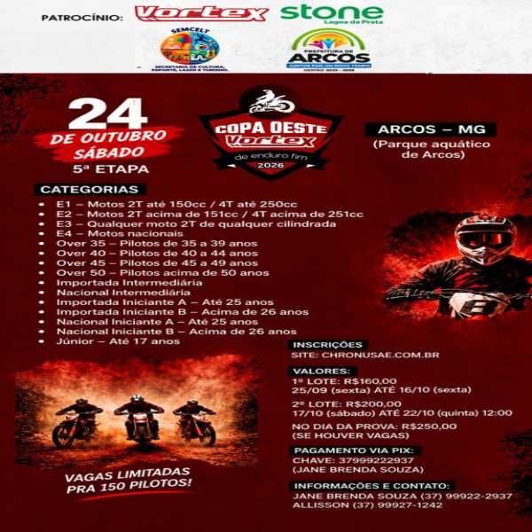 Copa Vortex 2026 - 5ª Etapa