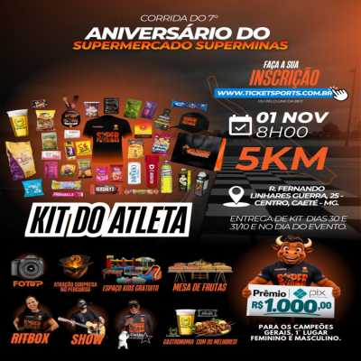 Corrida do 7º Aniversario Superminas