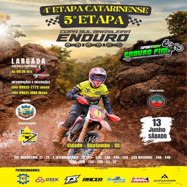 Copa Sul Br de Enduro 2026 - 5ª Etapa