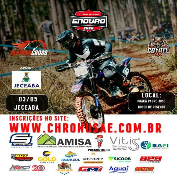 Copa Minas de Enduro 2026 - Jeceaba